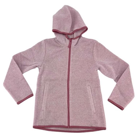 H&M | Girl's Knit Zipper Sweater | Pink | Size 6X-7 - Picture 1 of 3